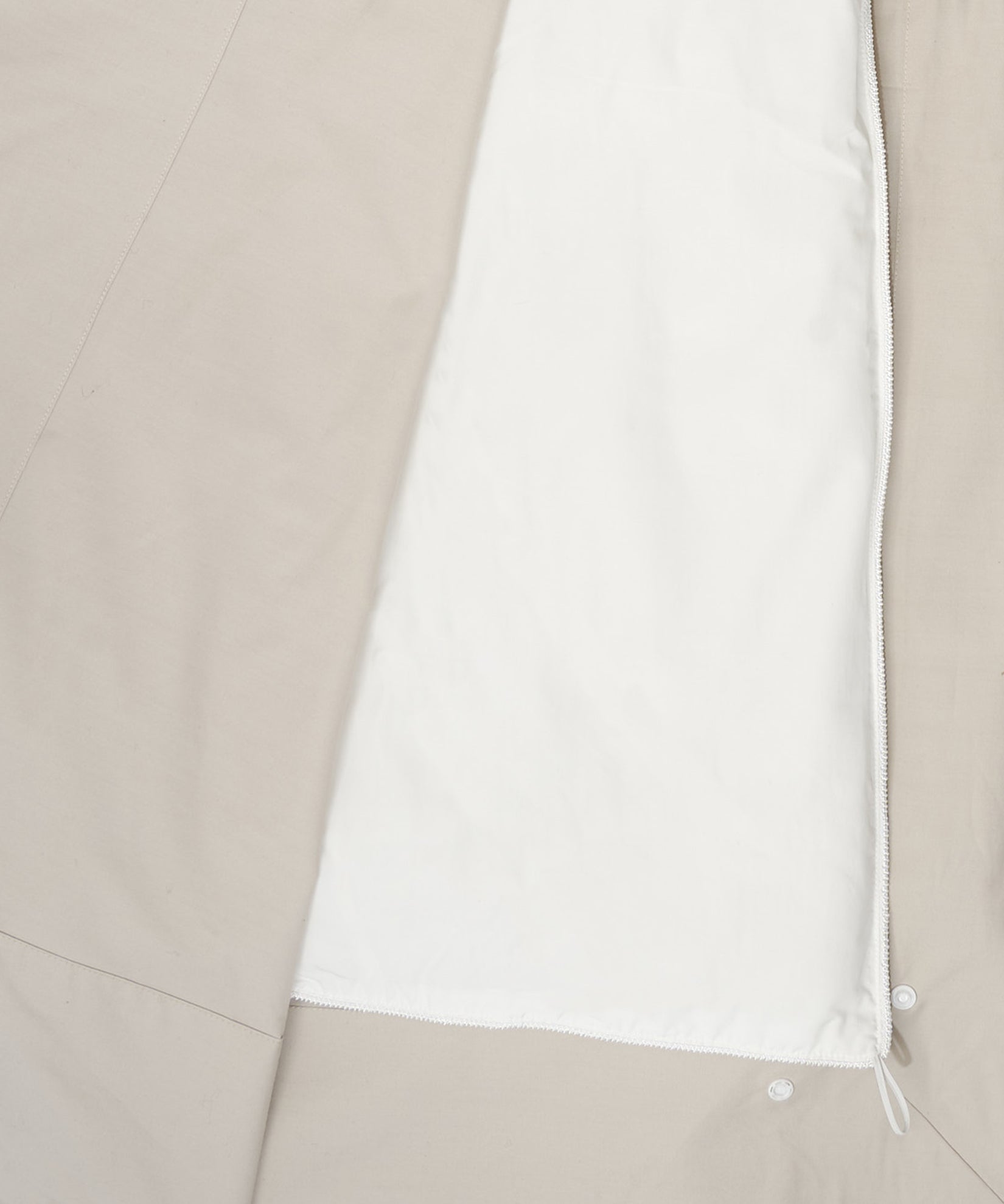 King Snap Duvet in color Stone