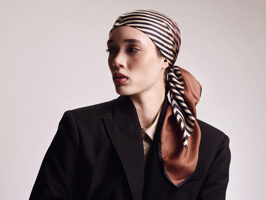 8 Scarf Tying Tutorials For A 35" Silk Square