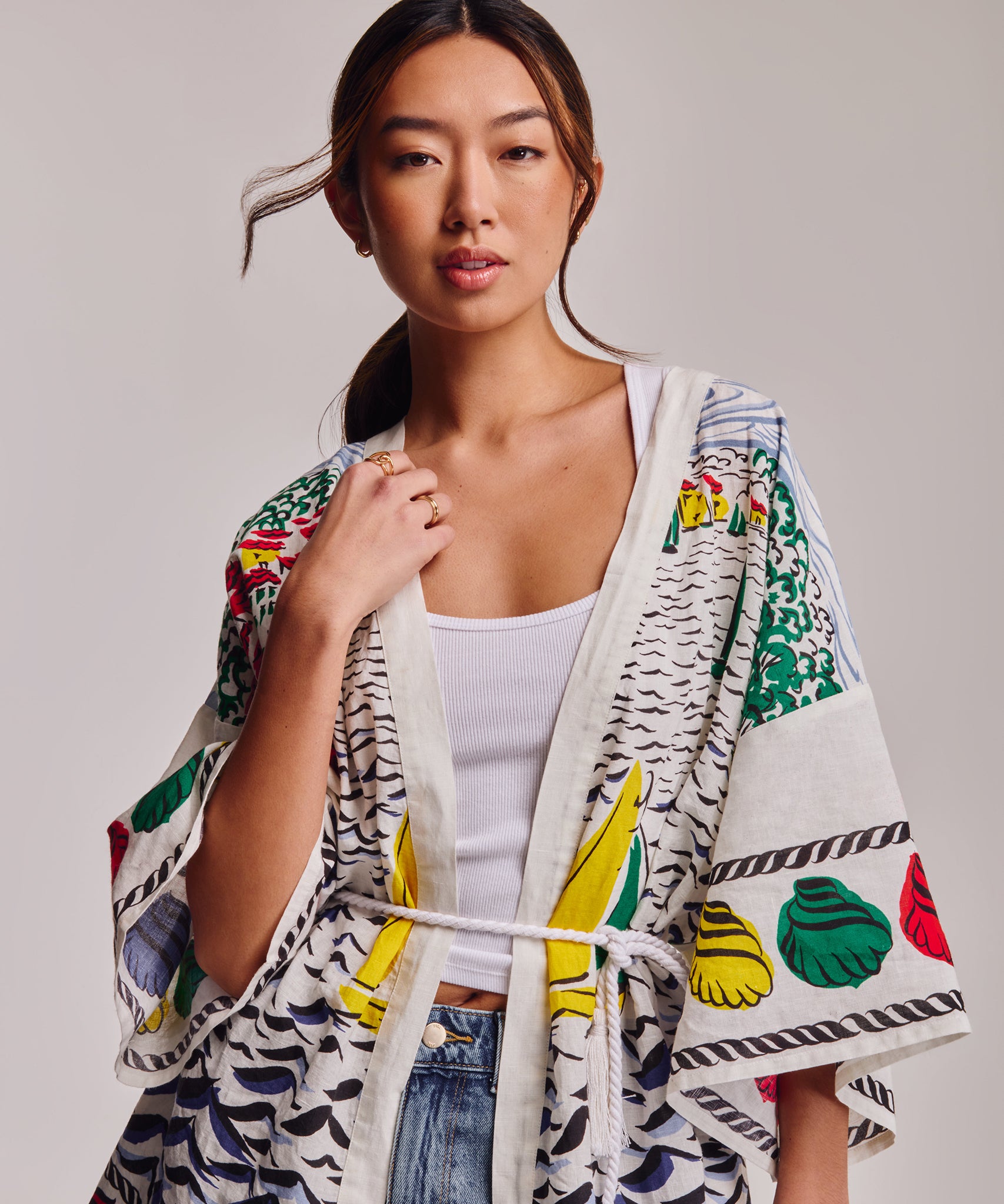 Sail Away Robe in color multi