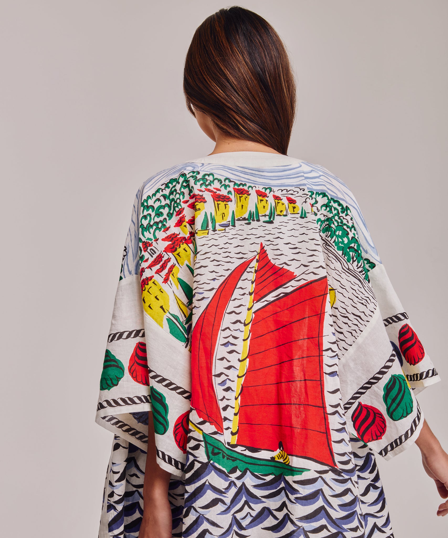 Sail Away Robe in color multi