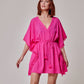 Lamai Butterfly Caftan in color pink
