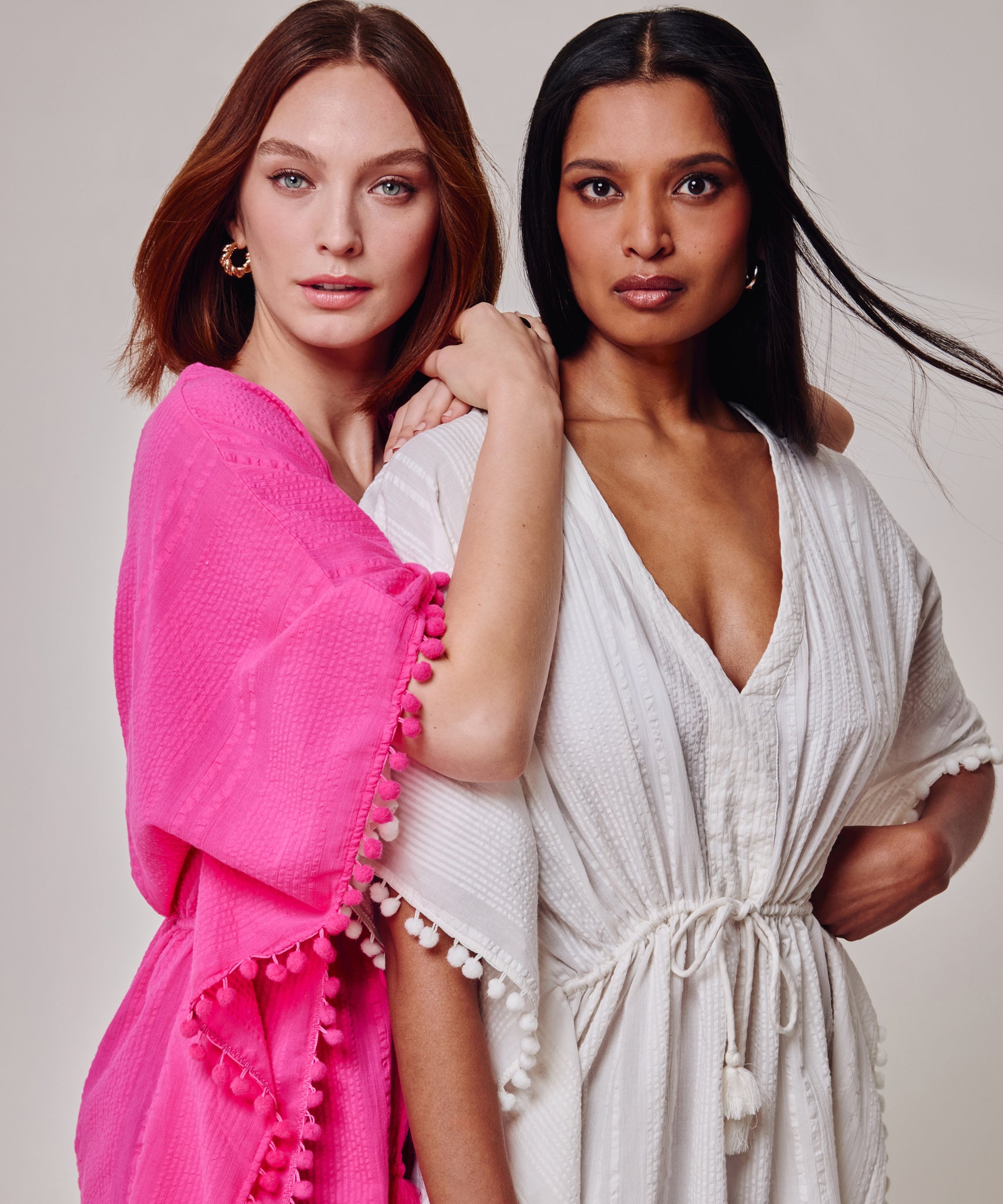 Lamai Butterfly Caftan in color pink