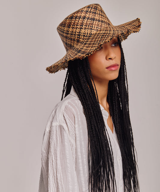 Multi Weave Sun Hat in color Natural