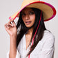 Summer Escape Floppy Hat in color red clay