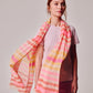 Cabana Stripe Wrap in color beach pink