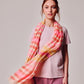 Cabana Stripe Wrap in color beach pink