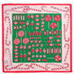 Christmas Candy Bandana in Cherry