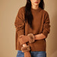 Wool/Cashmere Honeycomb Gloves in color Vicuna