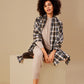 Aspen Blanket Wrap in color Charcoal Heather