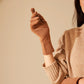 Wool/Cashmere Glove in color Vicuna