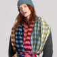 Quarter Check Wrap in color rose violet