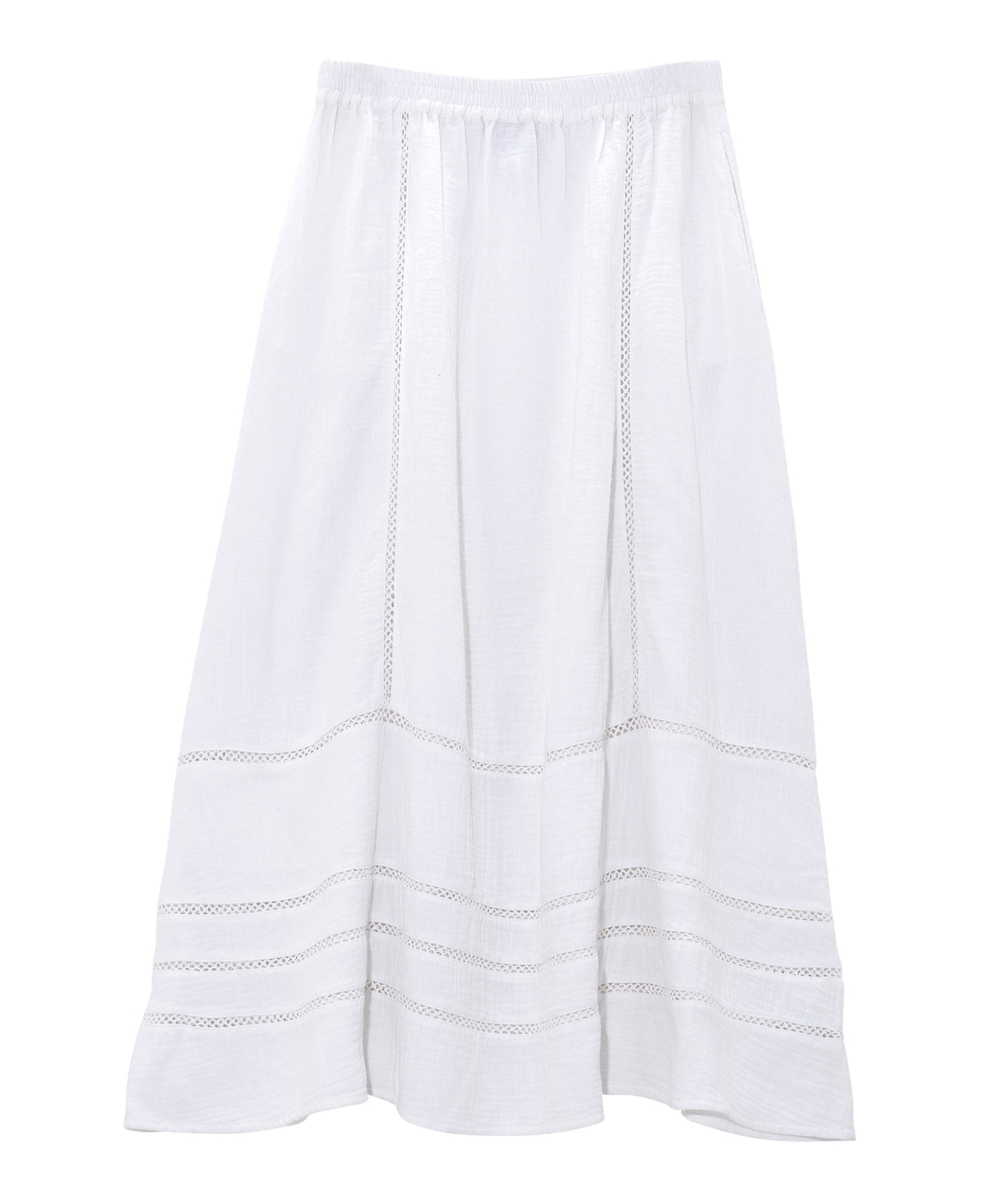 Supersoft Gauze Tova Skirt in color White
