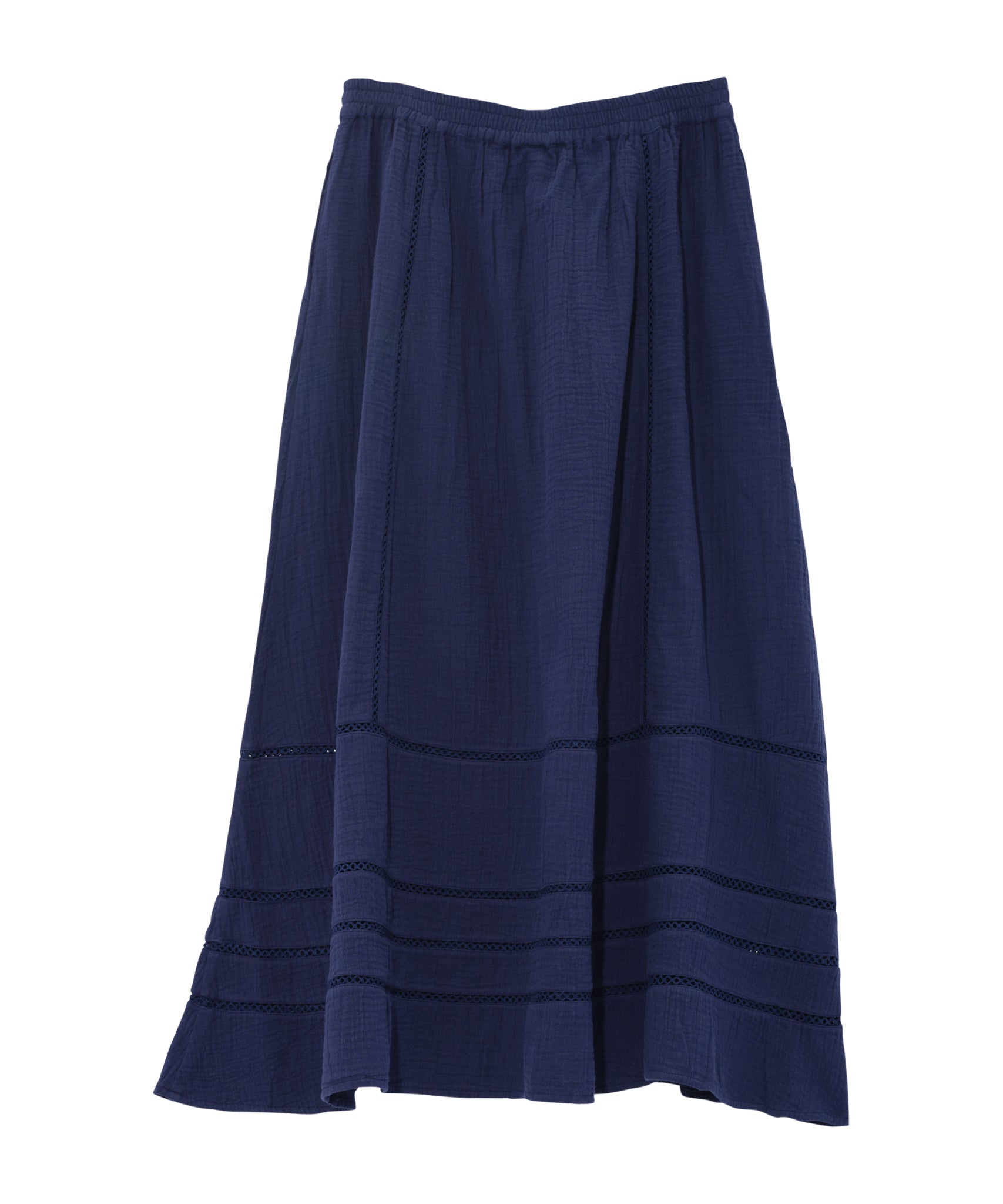 Supersoft Gauze Tova Skirt in color Marine