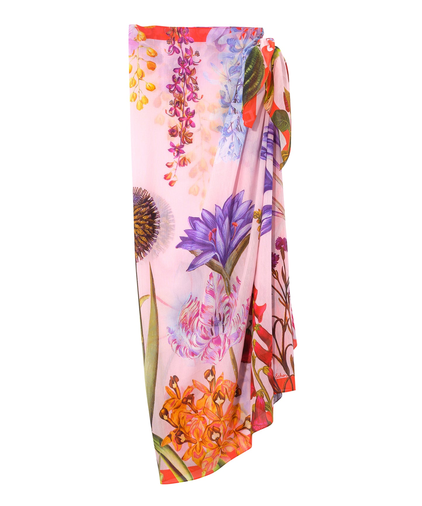 The Botanica Sarong Scarf in color Seashell