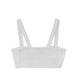 Supersoft Gauze Bra Top in color white - back of garment