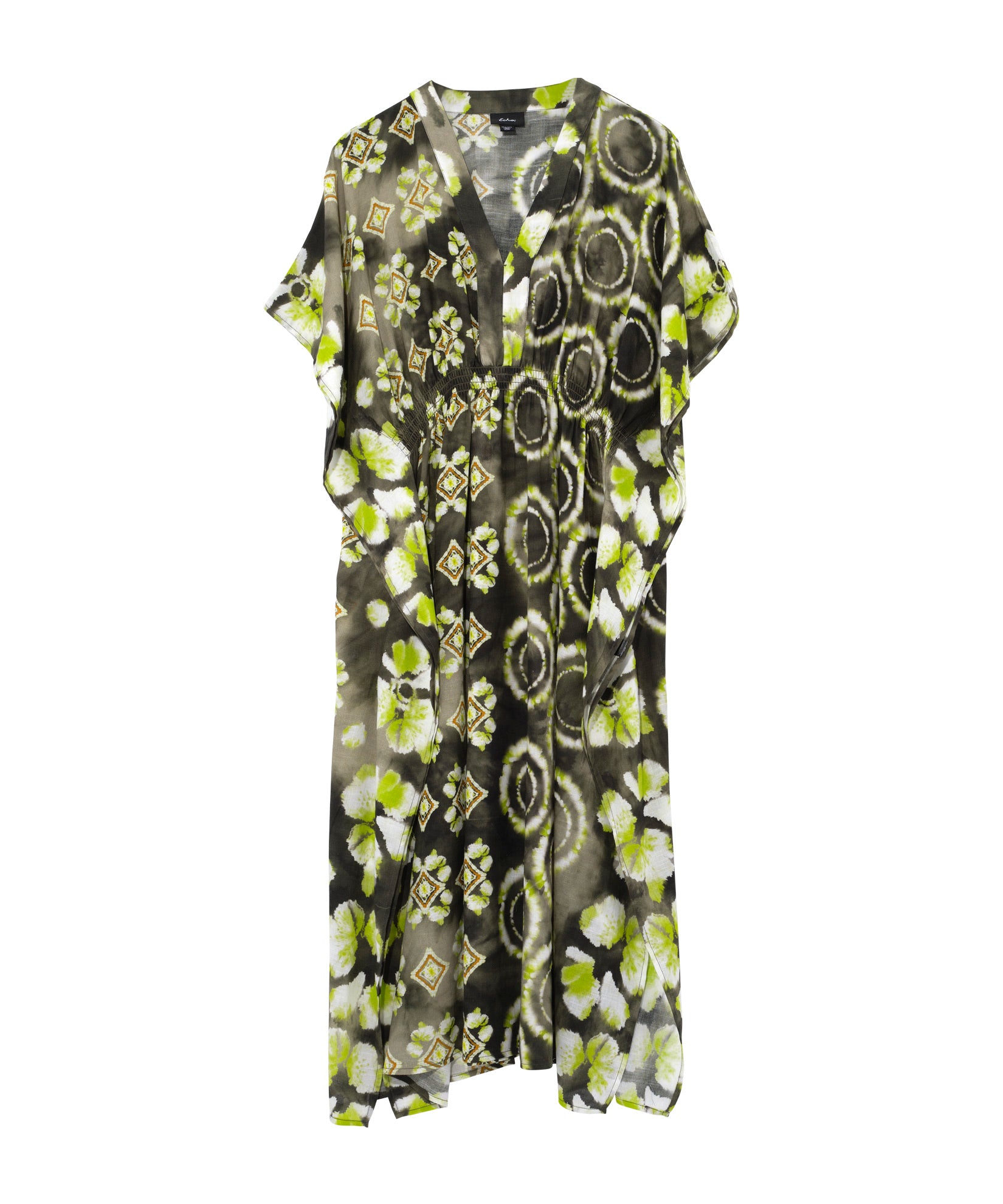 Batik Maxi Caftan in color olive