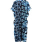 Batik Maxi Caftan n color indigo