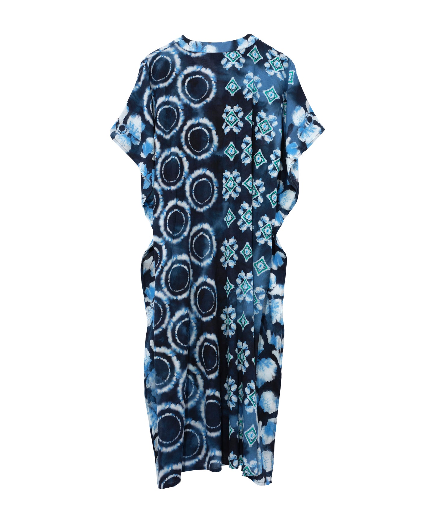 Batik Maxi Caftan n color indigo