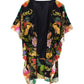 Oasis Butterfly Caftan in color black