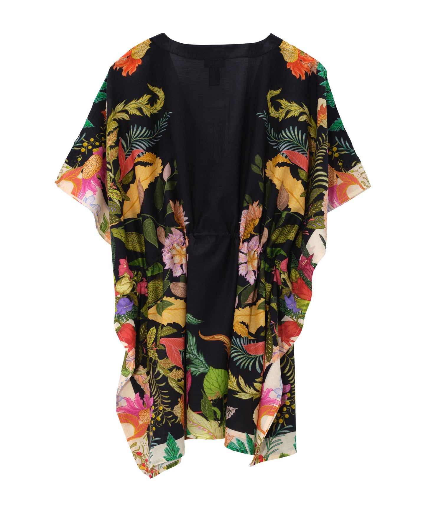 Oasis Butterfly Caftan in color black