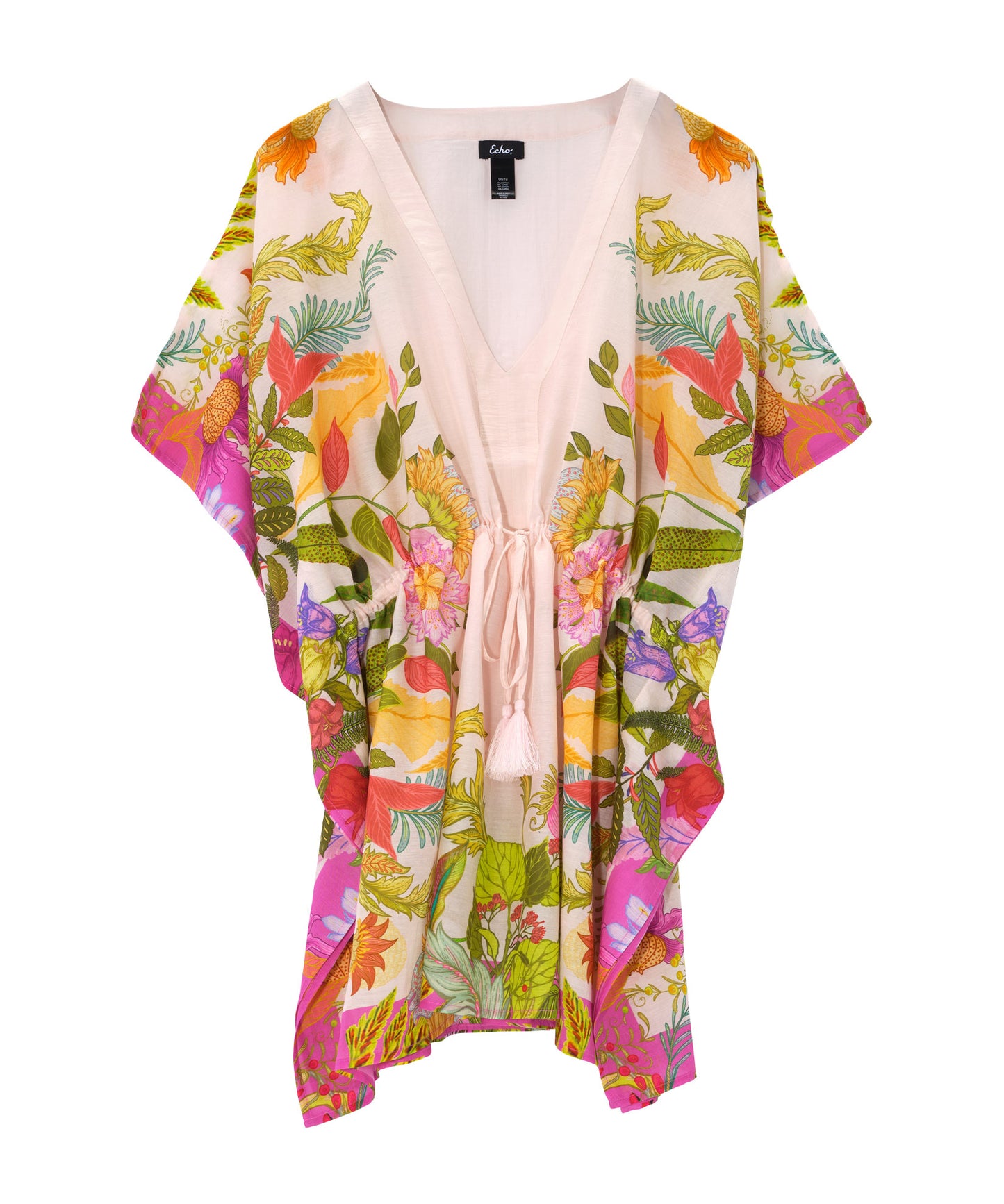 Oasis Butterfly Caftan in color cream