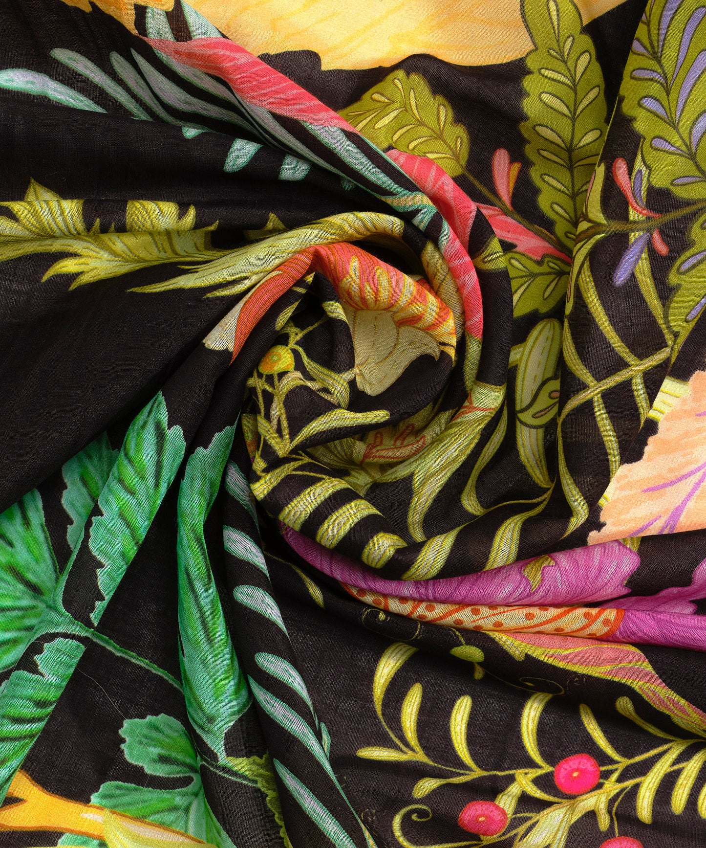 Oasis Series Pareo Sarong Scarf in color black