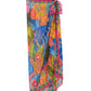 Rainforest Sarong in color orange poppy