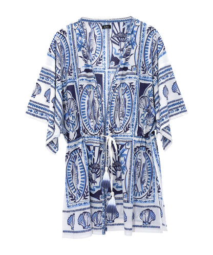 Villa Tile Robe in color ultramarine 