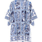 Villa Tile Robe in color ultramarine 