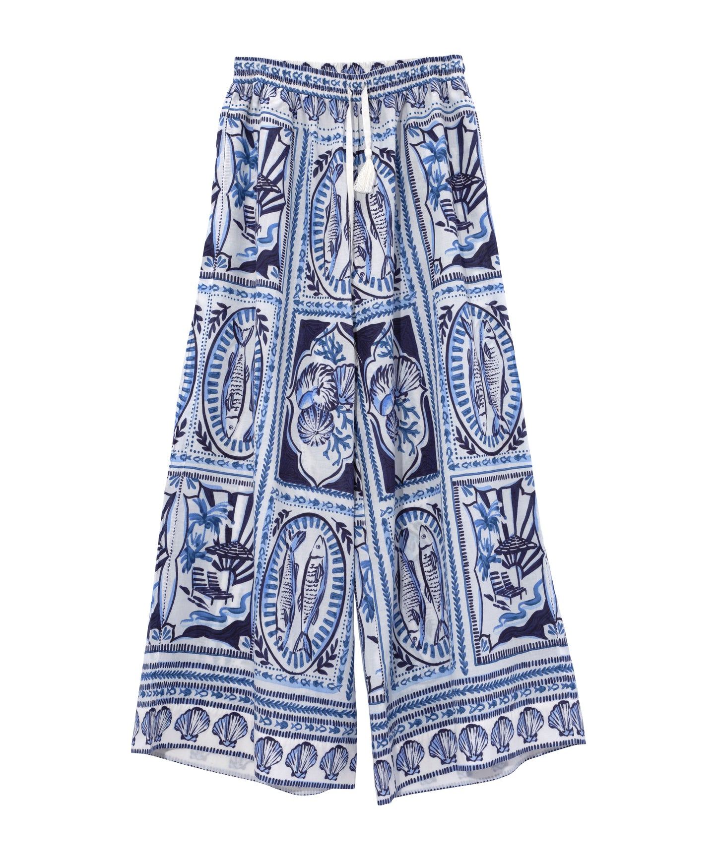 Villa Tile Pants in color cream