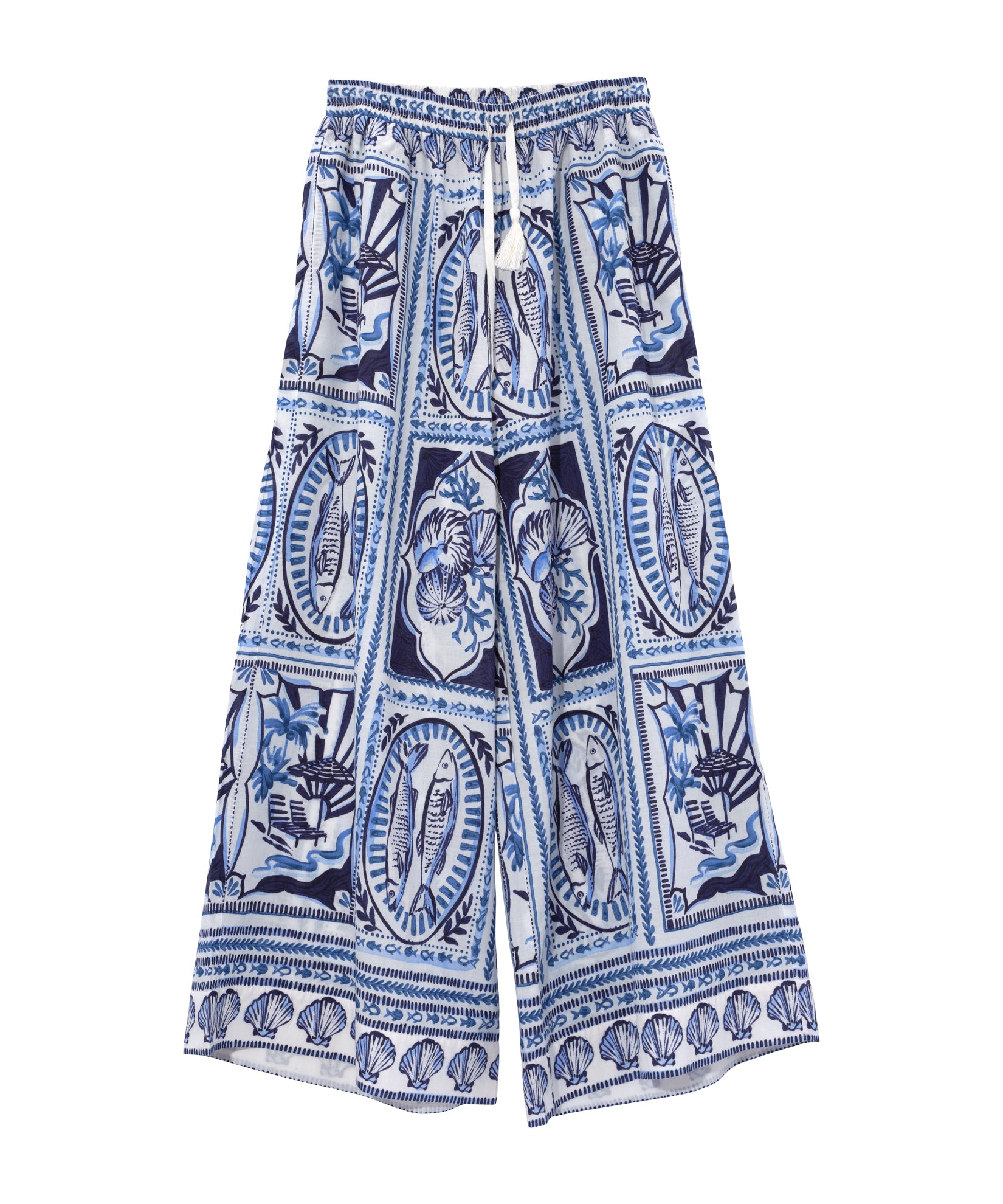 Villa Tile Pants in color cream