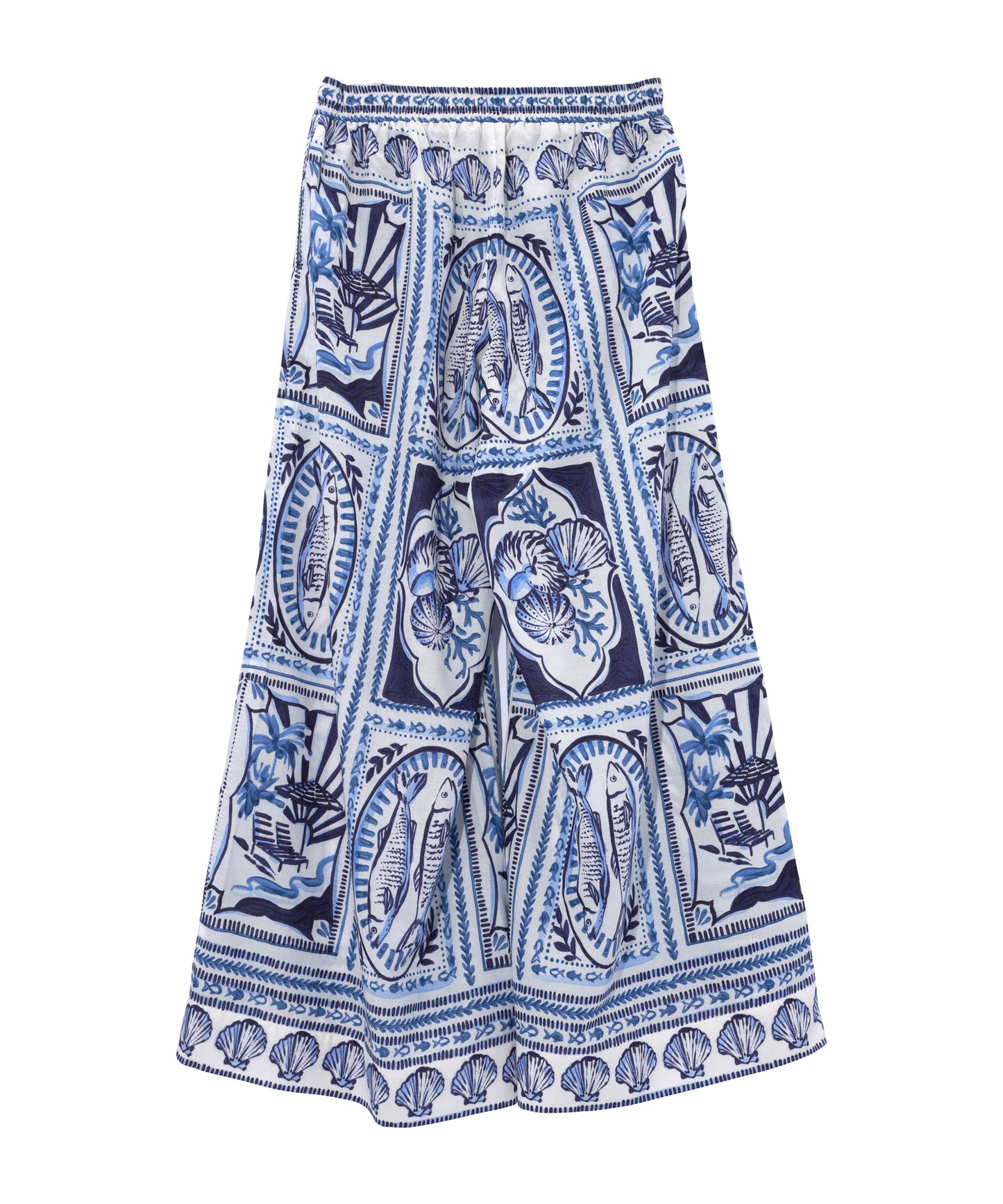 Villa Tile Pants in color cream