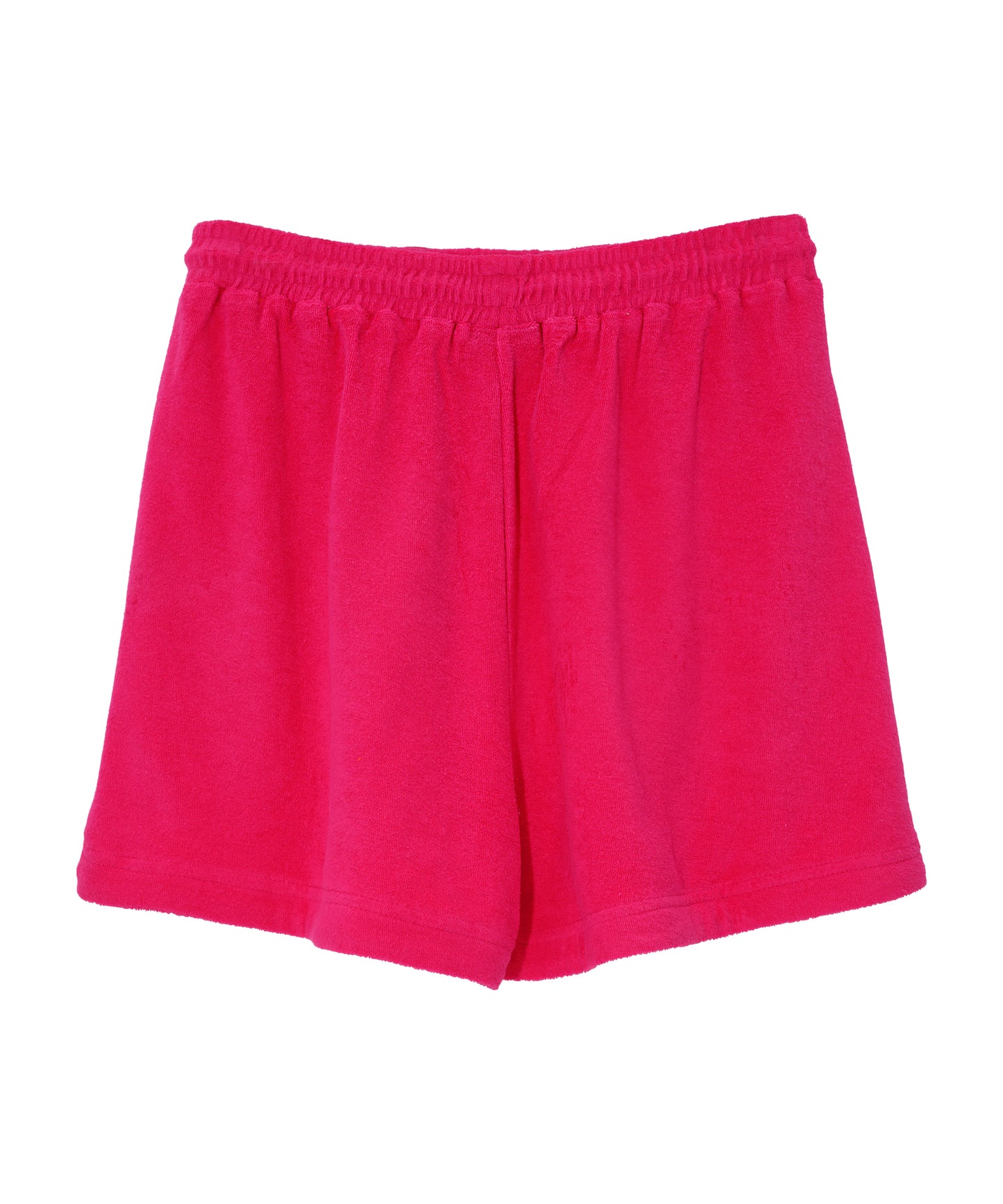 Terry Shorts in color red clay