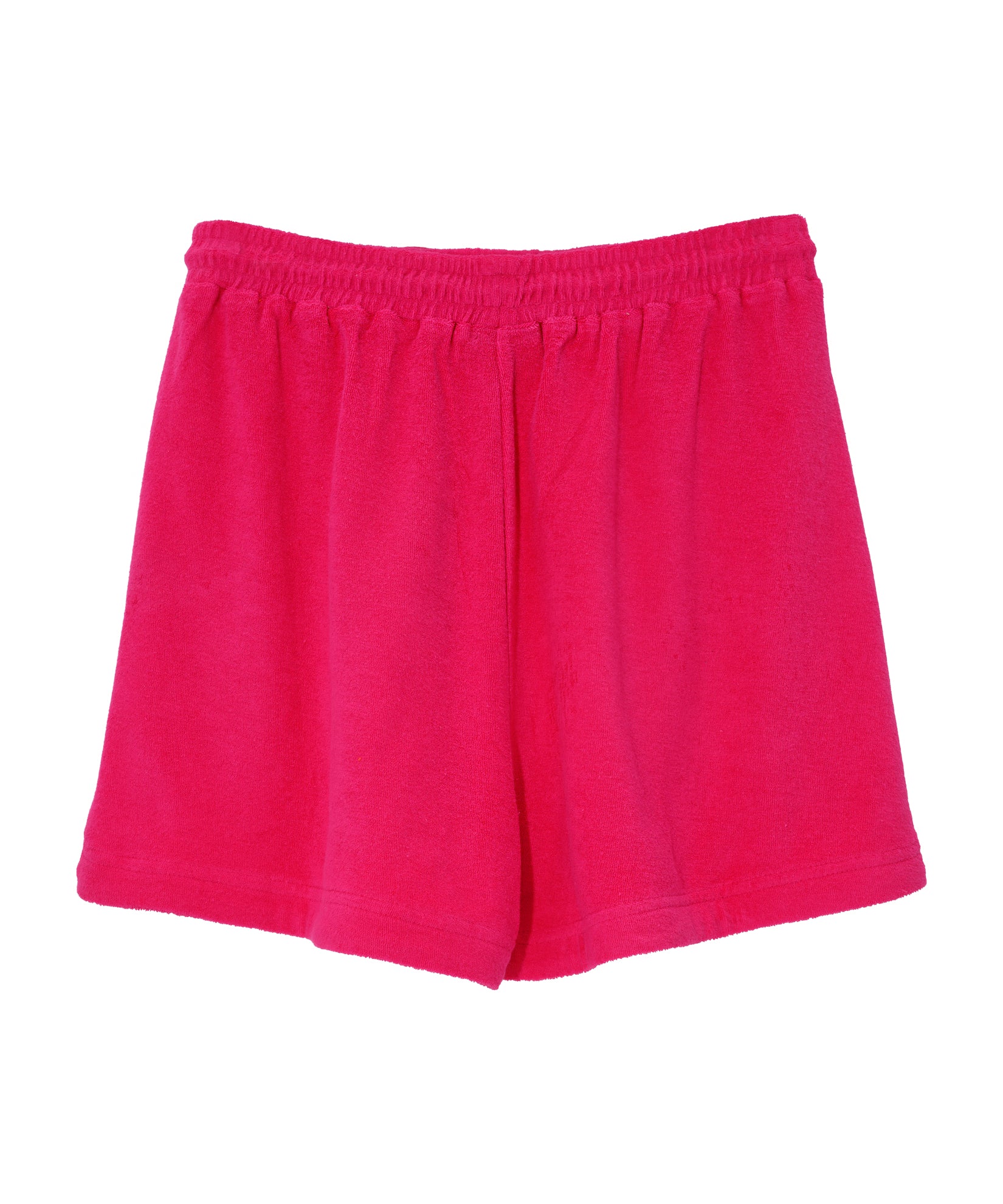 Terry Shorts in color red clay