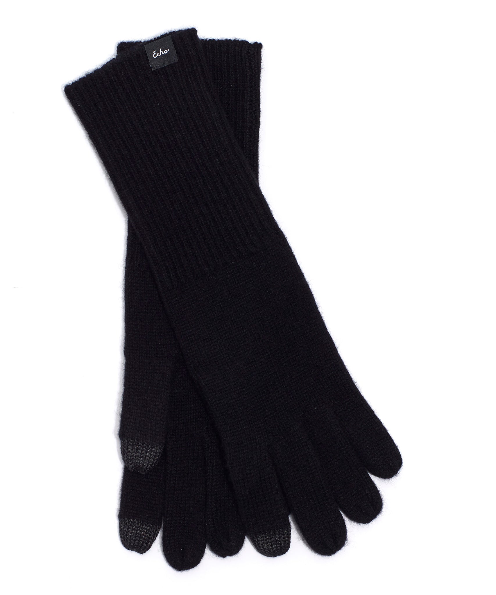 Wool/Cashmere  Gloves in color Black
