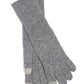 Wool/Cashmere  Gloves in color Grey Heather