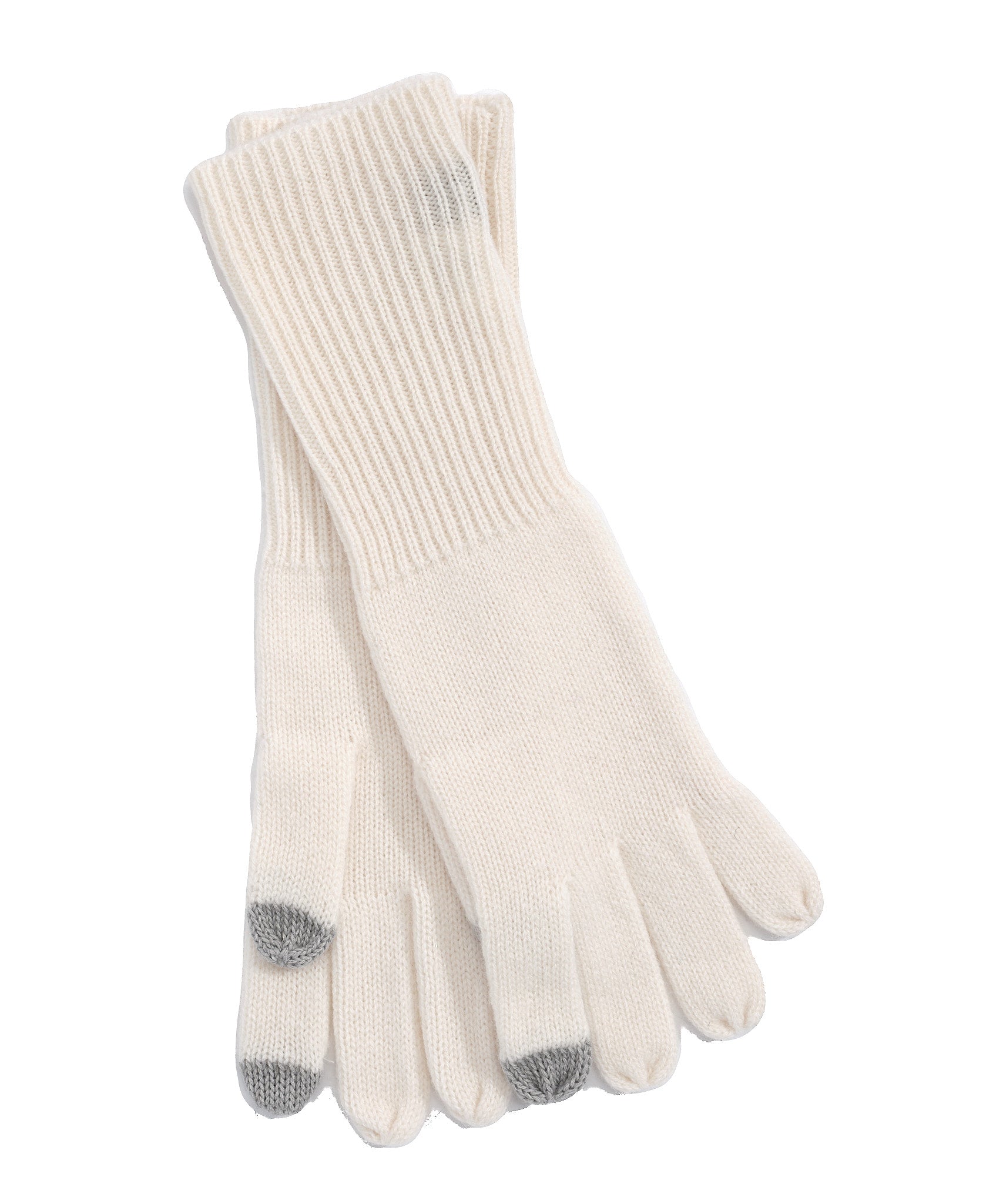 Wool/Cashmere  Gloves in color Cream