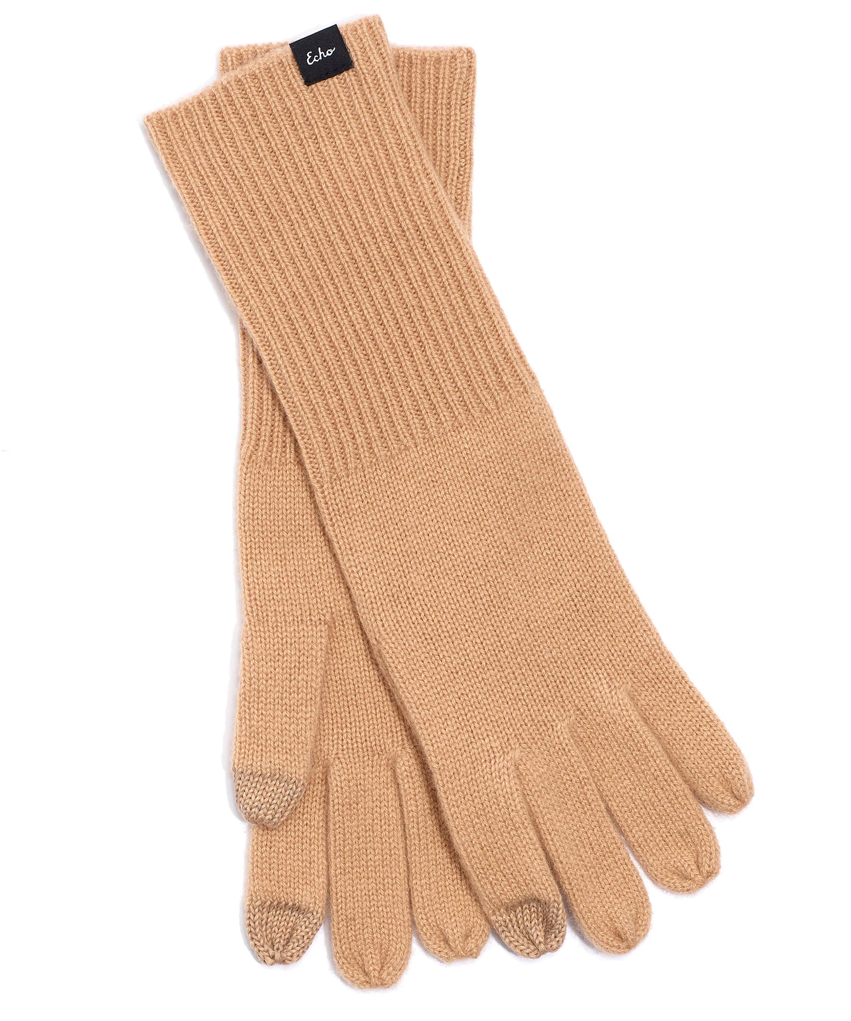 Echo Wool Cashmere Gloves Black