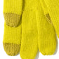 Wool/Cashmere  Gloves in color Citrine