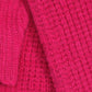Wool/Cashmere  Waffle Arm Warmer in color Electric Pink