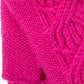 Loopy Cable Handwarmer in color Electric Pink