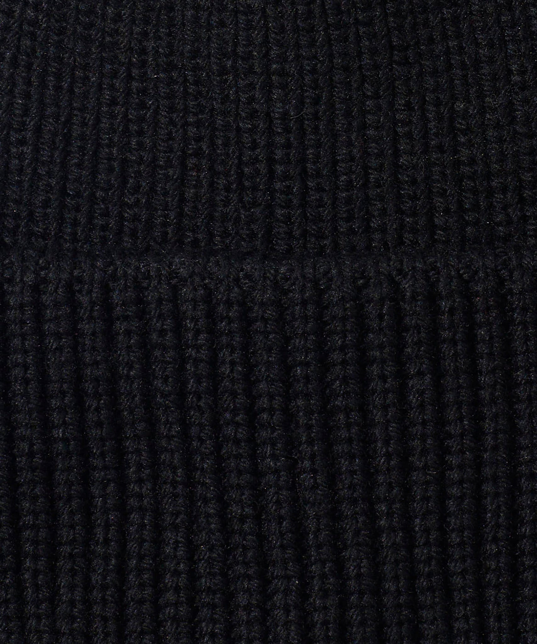 Perfect Ribbed Beanie in color Black