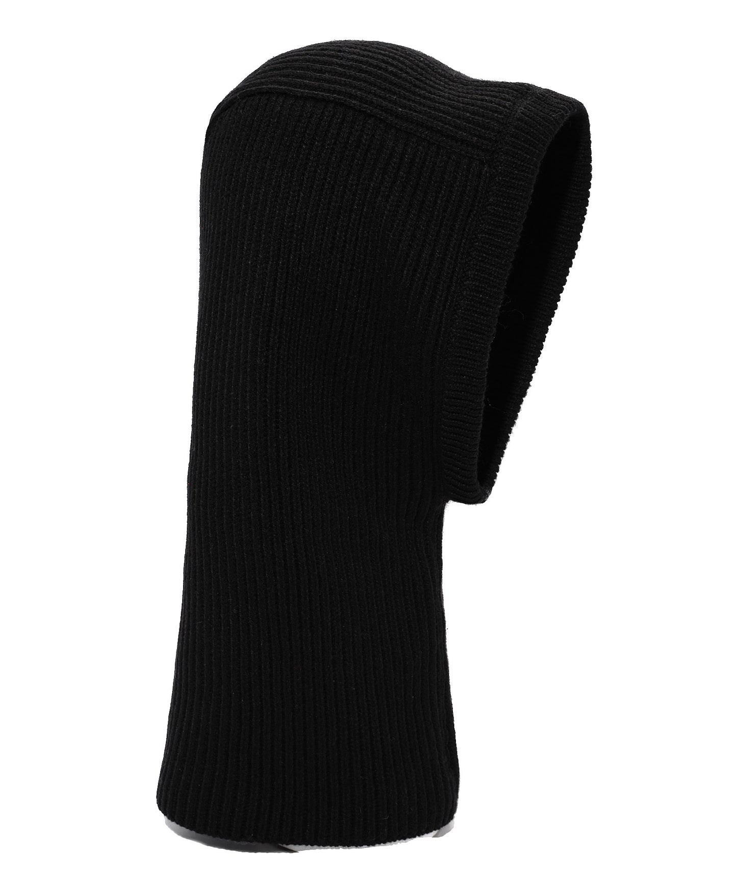 Perfect Ribbed Balaclava in color Black