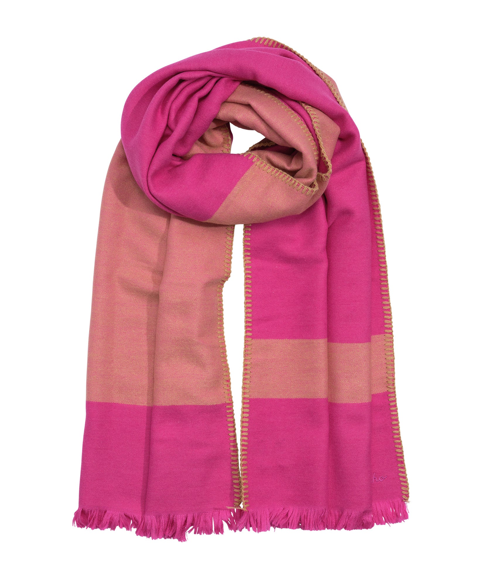 Block Party Scarf in color Rose Violet
