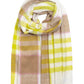 Buzzy Plaid Scarf in color Citrine
