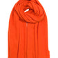 Buzzy Boucle Scarf in color Pumpkin