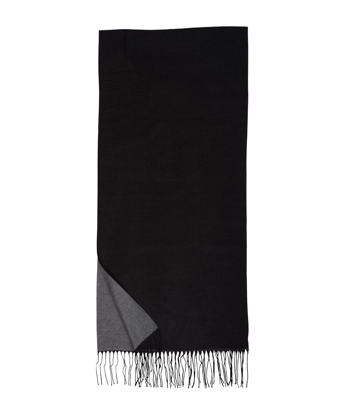 Double Face Scarf in color Black