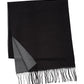 Double Face Scarf in color Black