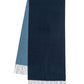 Double Face Scarf in color navy