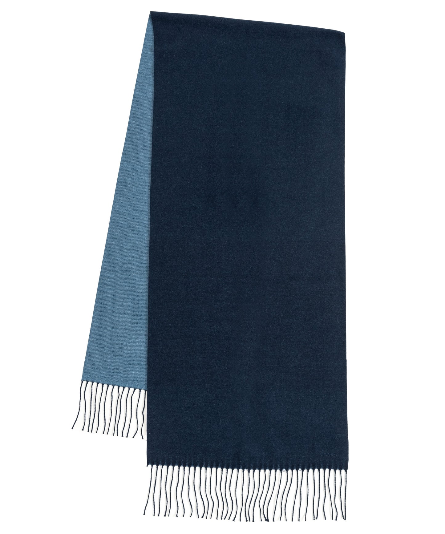 Double Face Scarf in color navy